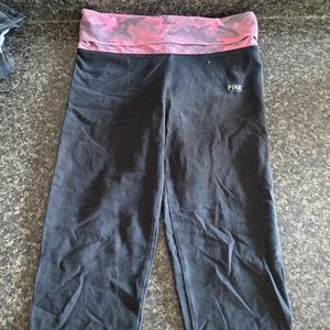 Victoria secret PINK black capris